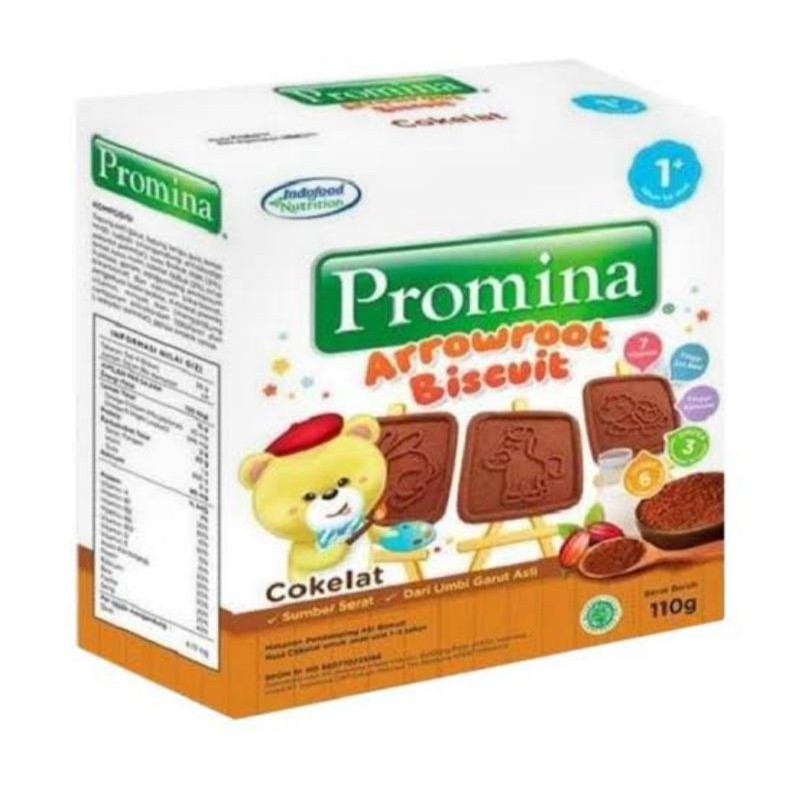 

PROMINA ARROWROOT BISCUIT 110GR VARIANT COKLAT