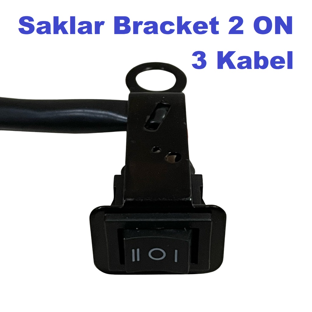 Saklar Motor Power Swicth On Off Lampu Tembak Sorot LED Stang Outdoor LED Switch Bracket Breket Spion