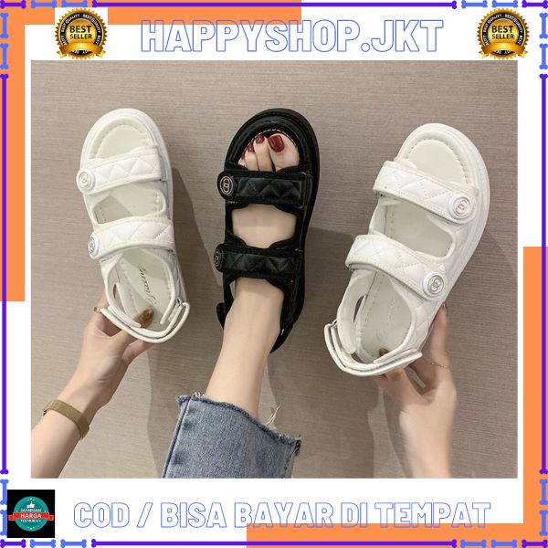 HS / Sandal Wedges Sepatu Wanita Premium S-15