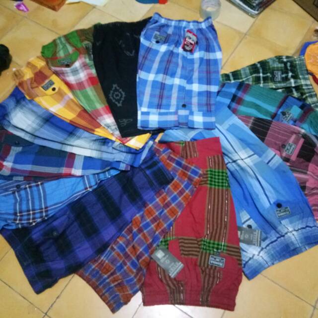 Celana kolor pendek Wanita santai fit to  L  XL XXL jumbo murah santai harian