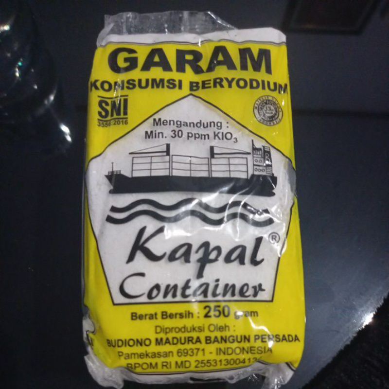 

Garam Beryodium Cap Kapal 250Gr - ASL1 TERMUR4H