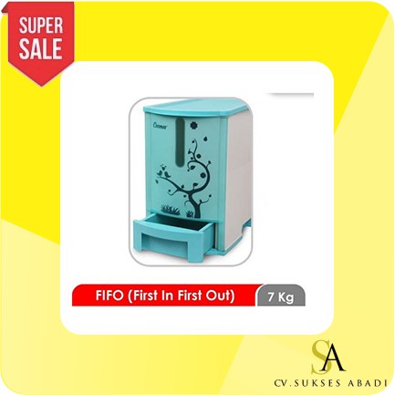 Rice Box Cosmos 007-PUNDI Tempat Penyimpan Beras Termurah Surabaya