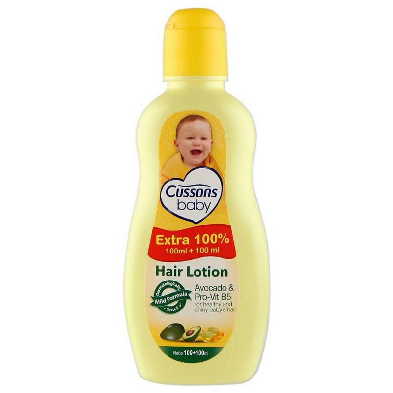 Cussons Baby hair Lotion Aloe Vera 100ml + 100ml 50ml + 50ml Minyak Rambut bayi cussons