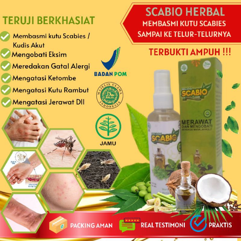 Obat Kudis Obat Scabies Eksim Minyak Scabio Ampuh Mengatasi Gatal 60 Ml 100ml Shopee Indonesia