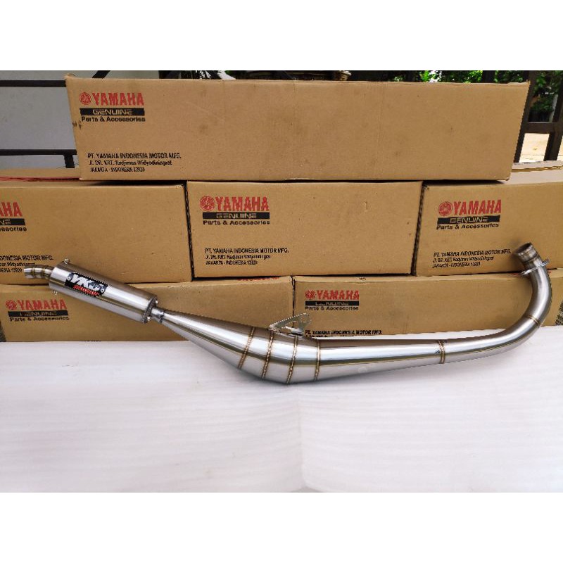 Knalpot RX King YKJ Standar Racing Stainless Thailand Silincer Super Garing Istimewa