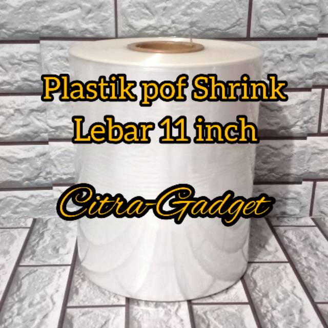 Plastik pof Shrink lebar 11 inch roll besar