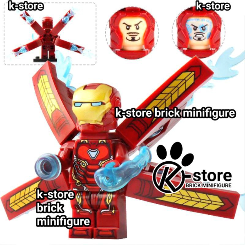 lego avengers infinity war iron man ironman mark 50 mk 50 minifigure
