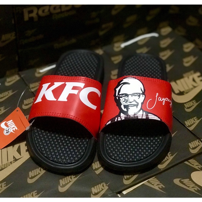 Sandal Slop KFC - Sandal Slop Pria - Sandal Slide - Sandal Slop Wanita - Sandal Slop Kasual - Sandal