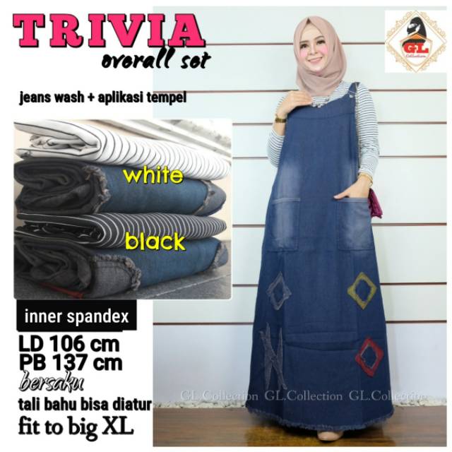 TRIVIA OVERALL SET/HAMIS JEANS/GAMIS TEMPEL