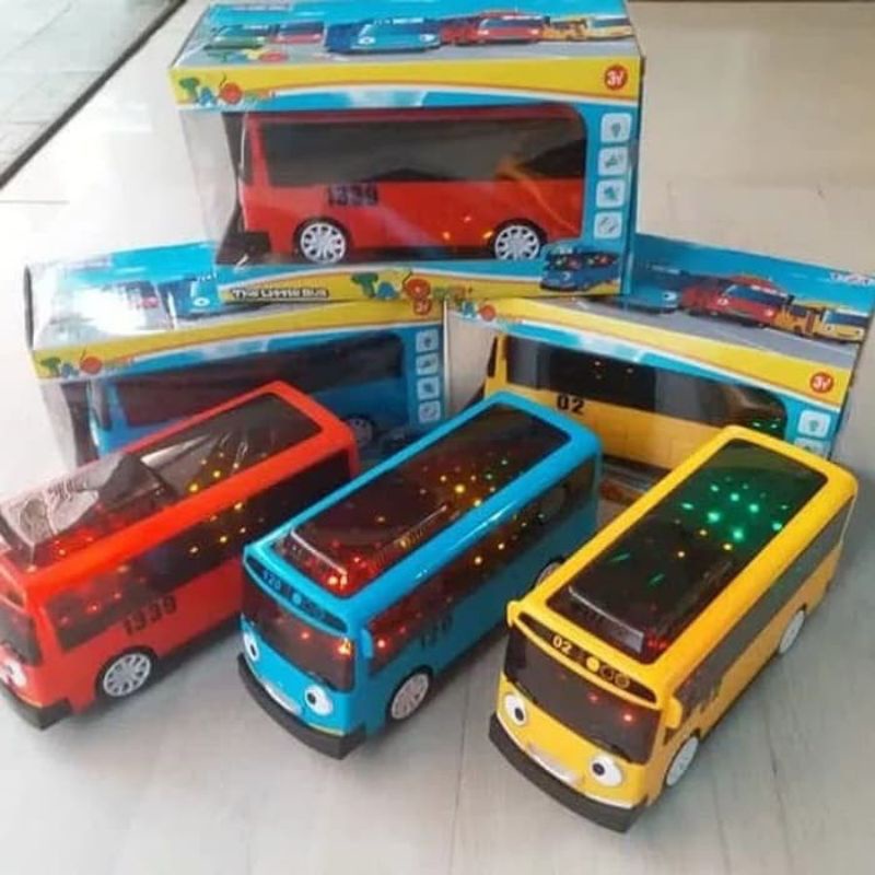 TAYO LAMPU N MUSIK Mainan Bus Tayo Besar Lampu Dan Musik /The Little Bus Versi Indonesia