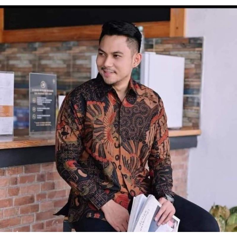 MOTIF PEKSI AJI kemeja batik pria lapis furing kuwalitas premium