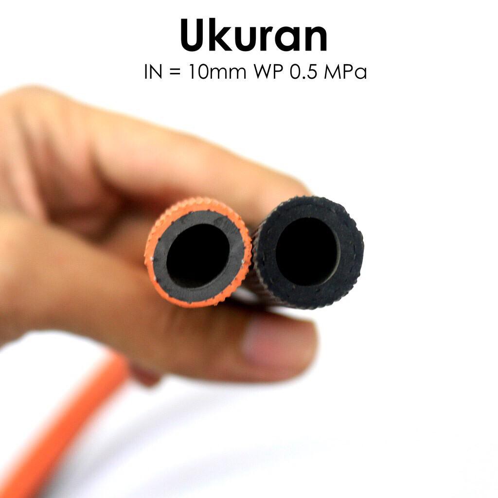 SELANG GAS LPG REGULATOR 2 LAPIS / SELANG GAS SNI / SELANG GAS ANTI TIKUS / SELANG KOMPOR GAS
