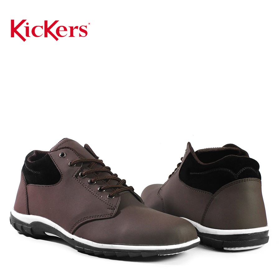 sepatu pria casual formal kickers KICKERS sepatu kerja santai semi boots murah -BISA COD