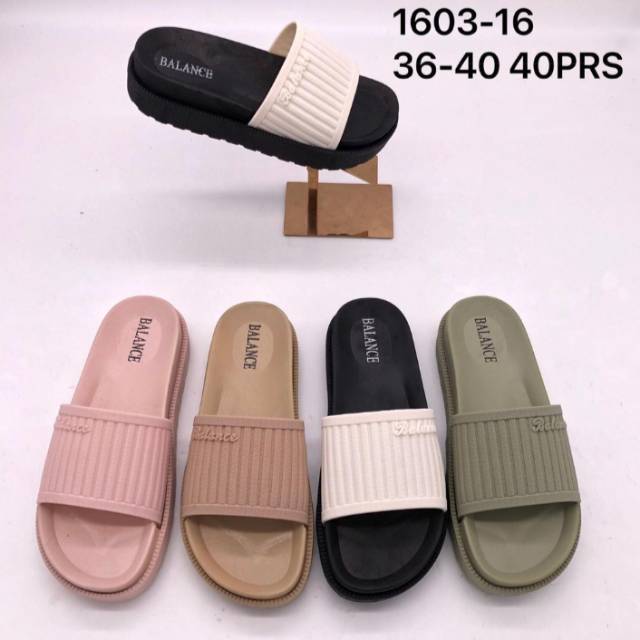  Balance  1603 16 sandal  wanita kokop selop jelly  Impor 