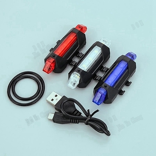  Lampu  sepeda  depan  bike light taillight Cycling 5 LED USB  