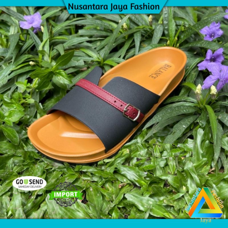 12.12 TERBARU Sandal Puyuh Wanita Jelly Import - Sendal Wanita Kekinian - Sandal Balance 8051 2