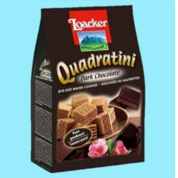 

Loacker Quadratini 125gr | Wafer Cookies Biskuit Loacker