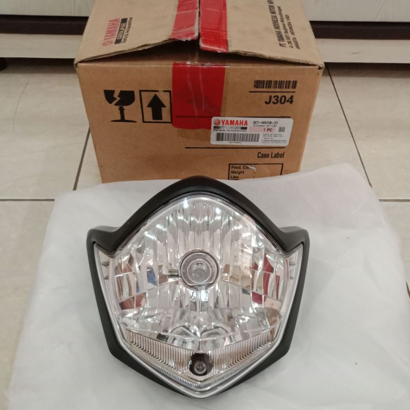 REFLEKTOR LAMPU DEPAN HEADLAMP 3C1 VIXION LAMA OLD OVAL ORIGINAL ORI ASLI YAMAHA YGP 3C1-H4310-21