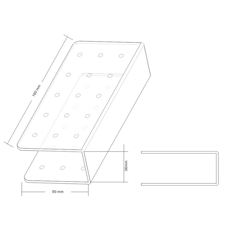 &lt; E2id &amp; &gt; Stand Holder Permen Lolipop 15 Lubang Bahan Akrilik Transparan