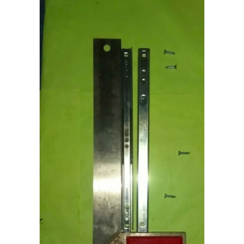 Rell besi tebal 7mm panjang 25CM 2 pc sangat bagus untuk rak penetas telur