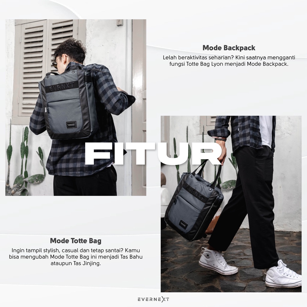 Tas Tote bag multy fungsi backpack unisex pria wanita eksklusif tas laptop jinjing wanita tas bahu pria tas totte bag pria multi fungsi ransel unisex pria wanita tas kuliah kerja cewek tas totbag pria cewek hu