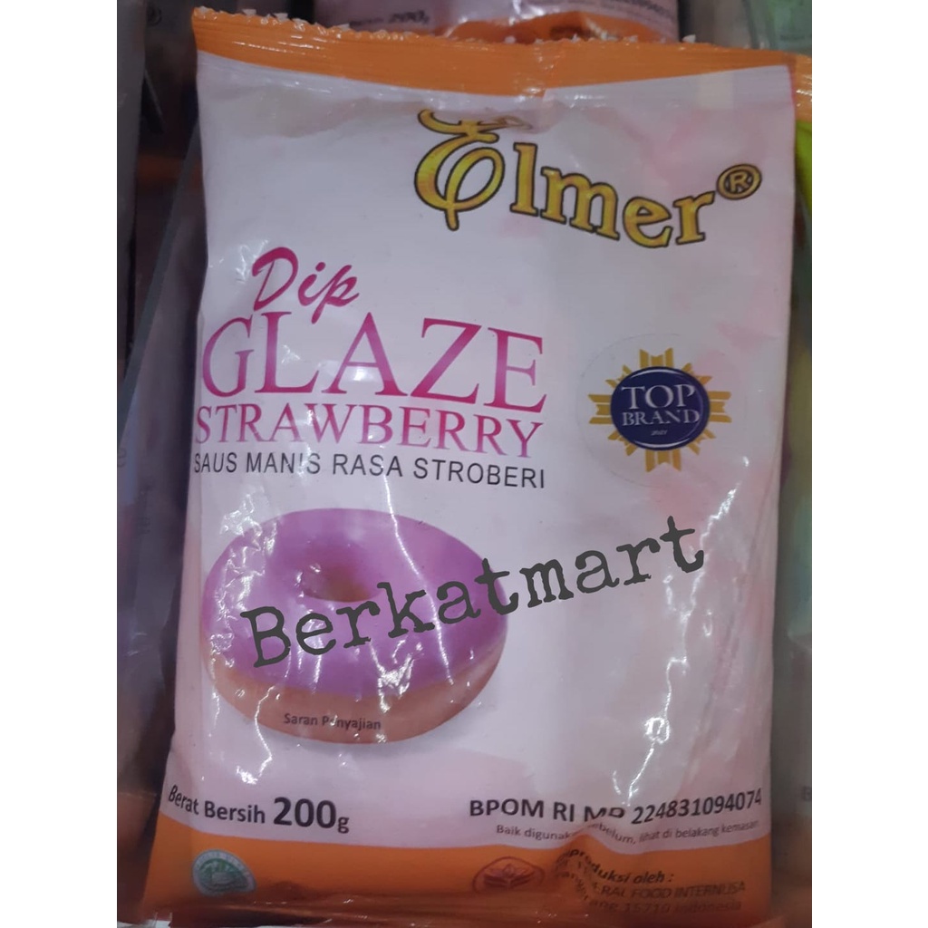 Glaze Elmer 200 gr - STRAWBERRY