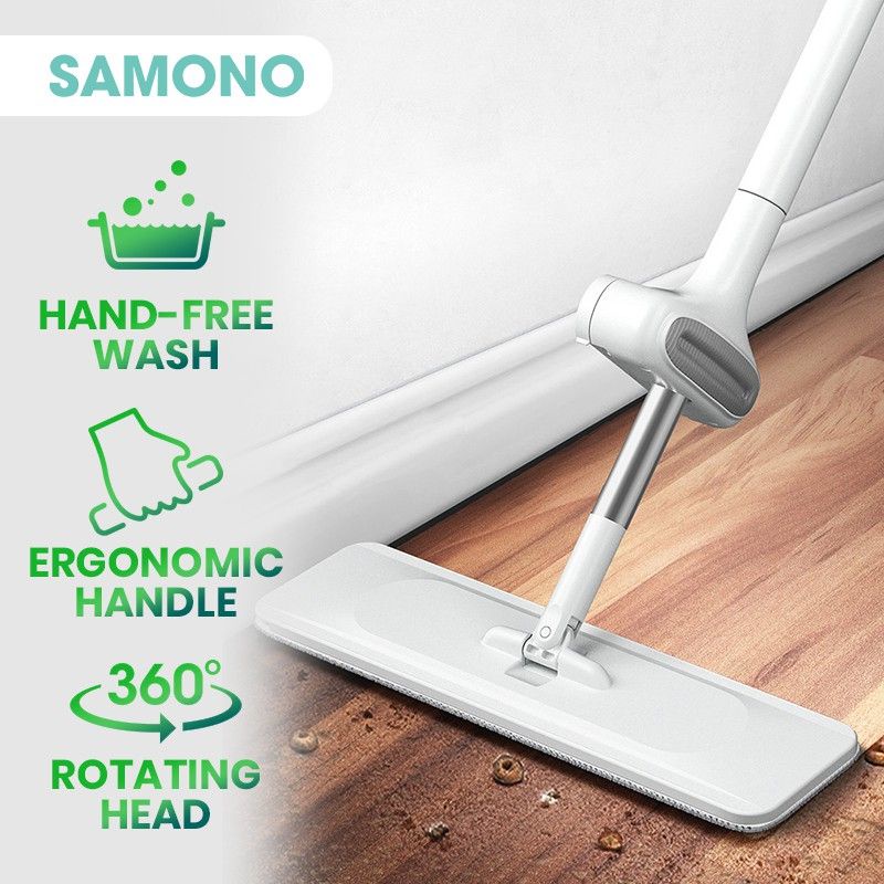 Samono SCM002 Hands Free Mop 360° Rotating