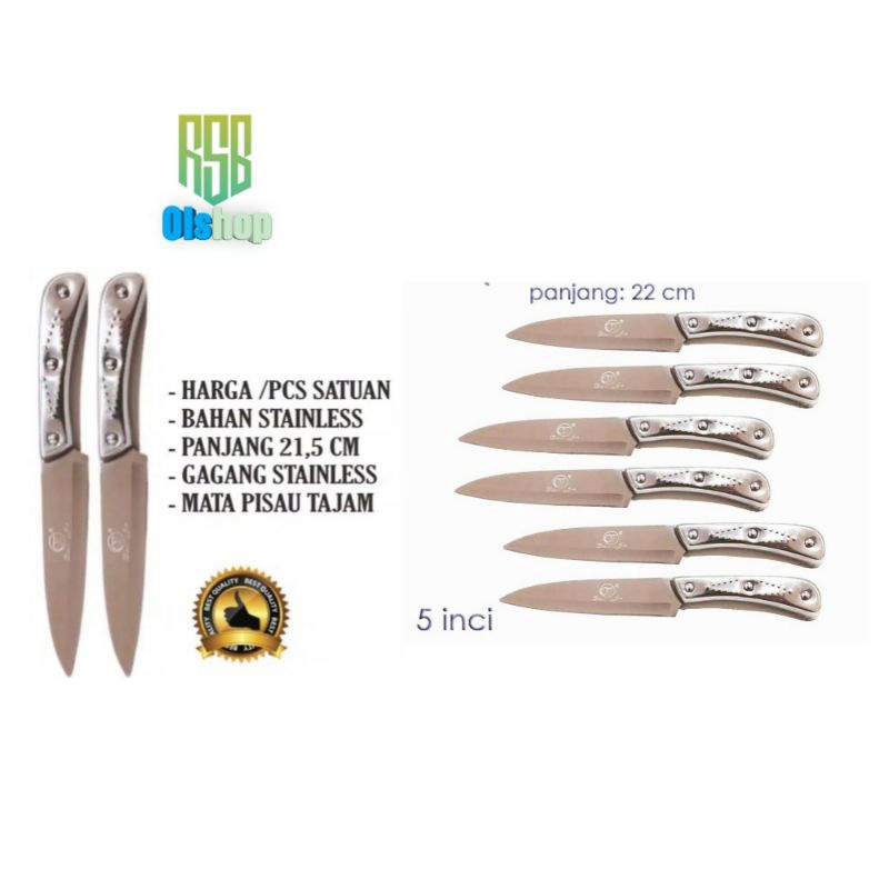 PISAU STAINLESS TEBAL PISAU DAPUR PISAU STAINLESS QJ