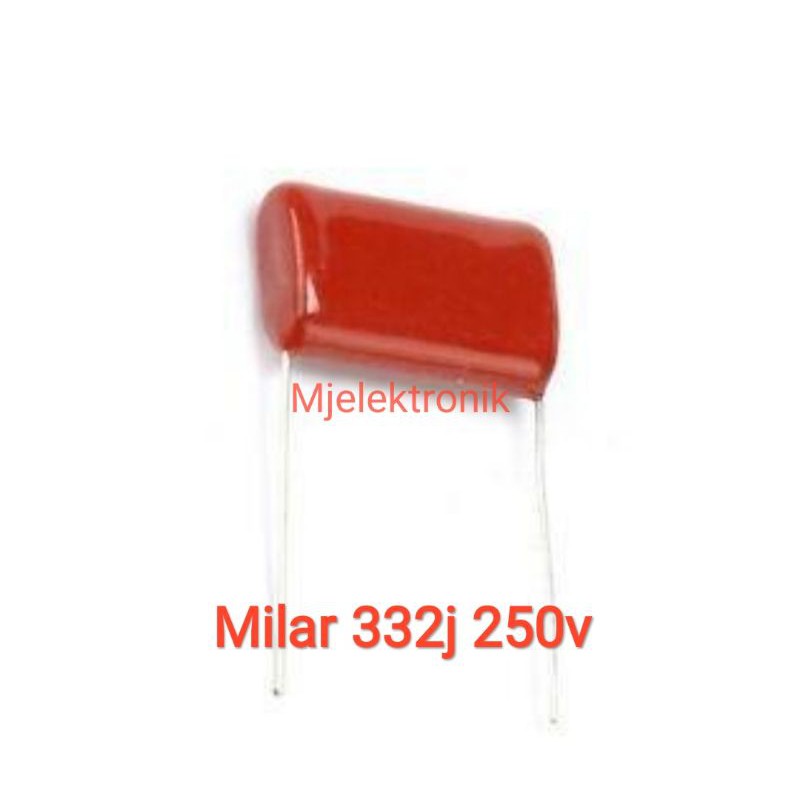 Kapasitor Milar 3n3 332j 250V Capasitor capasitor