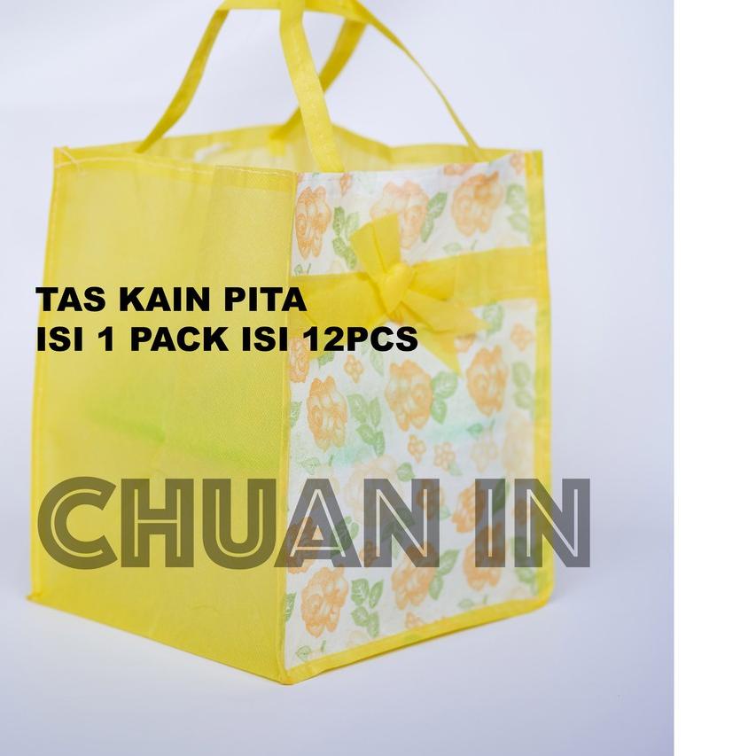 

Tas Kain Pita untuk dus box makanan Uk 22x22cm goodie bag acara hajatan