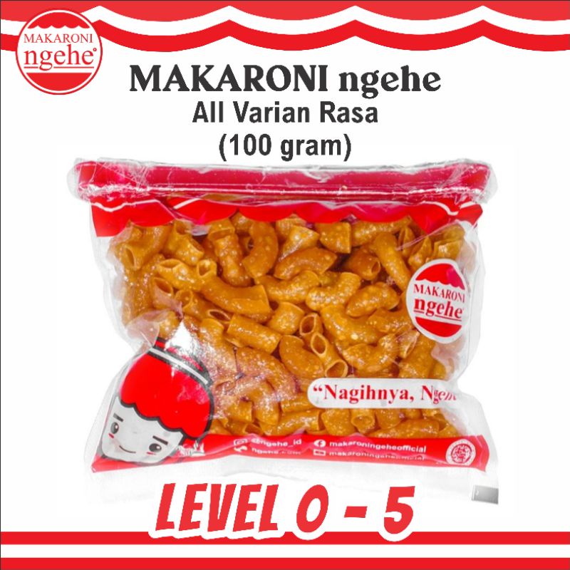 Jual MAKARONI NGEHE 100 ORIGINAL KEMASAN 100gr Shopee Indonesia