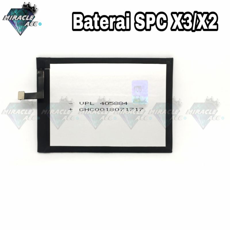 Original 100% Baterai SPC X3/ X2 Battery Batre Hp