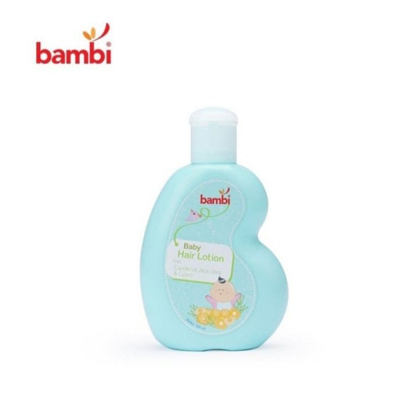 BAMBI Baby Hair Lotion with Candlenut and Aloe vera serta Celery 100ml