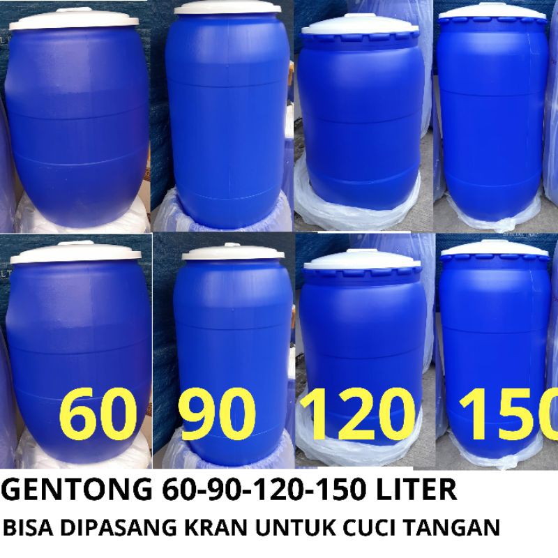 TONG AIR GREEN LEAF 60 - 90 - 120 - 150 - 180 - 230 LITER PENAMPUNG AIR TOREN EMBER