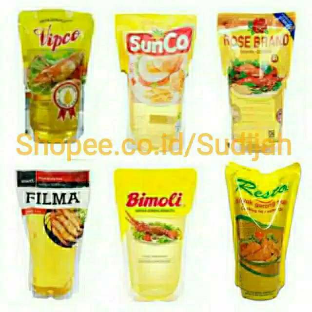 Minyak goreng 1 liter/1L,tropical,rosebrand,sunco | Shopee