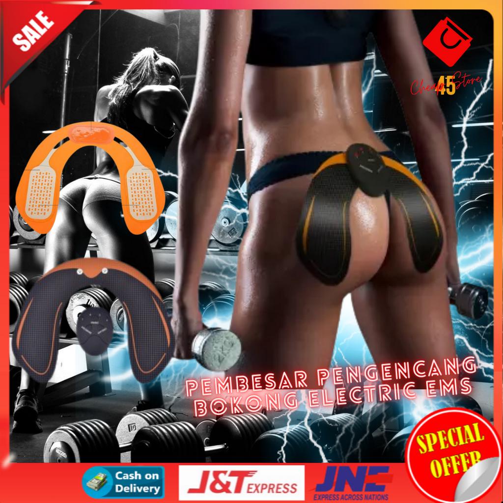 Alat Olahraga Gym fitness Elektrik alat Pembesar pembentuk Bokong Pantat wanita / Hip Trainer EMS