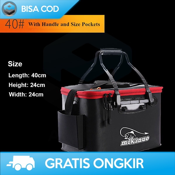 TAS PERLENGKAPAN MEMANCING PORTABLE TAFFSPORT FISHING BUCKET CAMPING