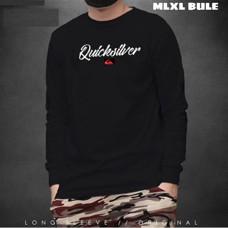 kaos pria lengan panjang quiksilver