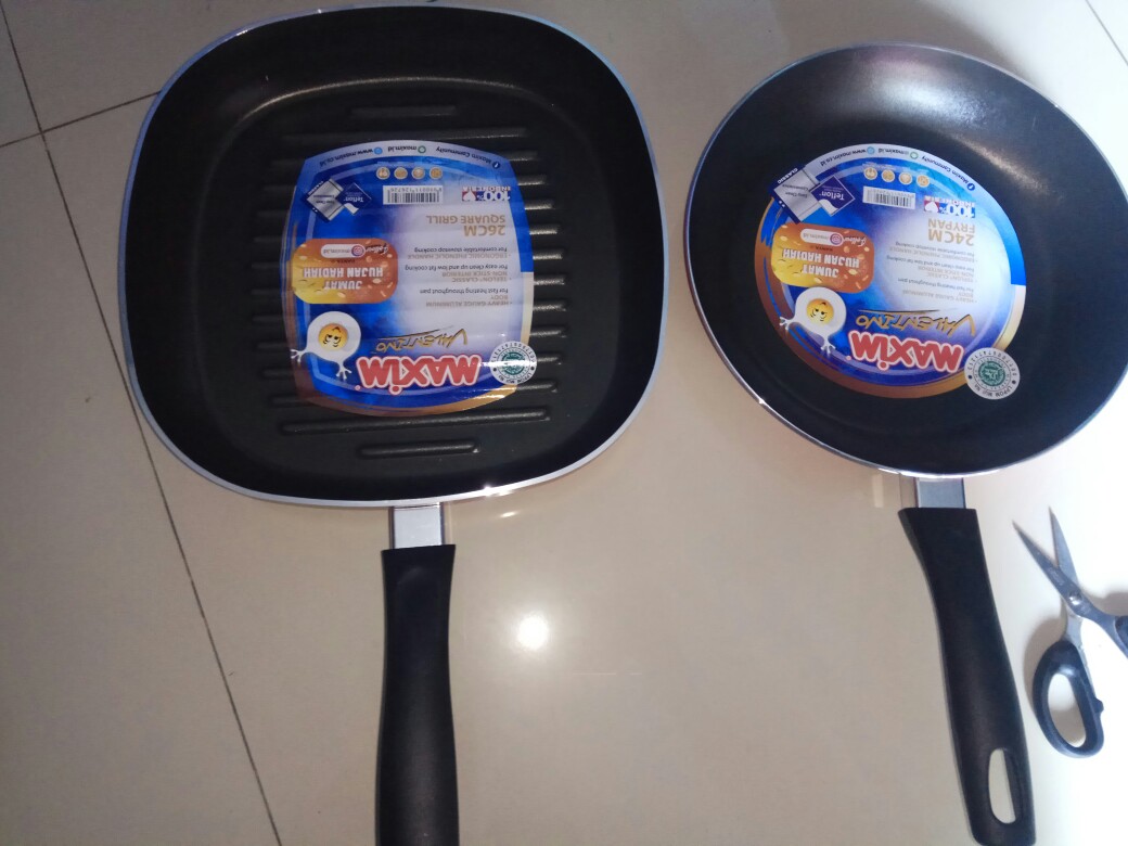 Maxim Valentino Fry Pan Anti Lengket Penggorengan 24 Cm