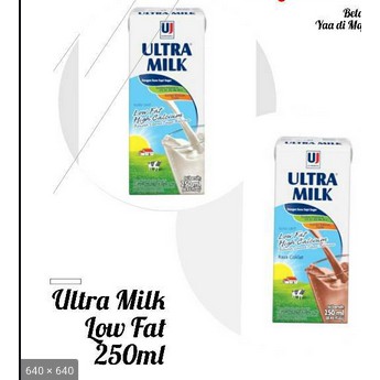 Ultra Milk UHT Low Fat 250ml