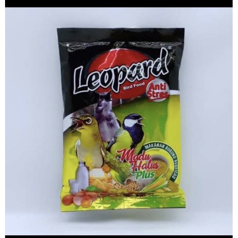 Leopard madu halus 200gr / pakan pelet burung / bird food / makanan pur burung