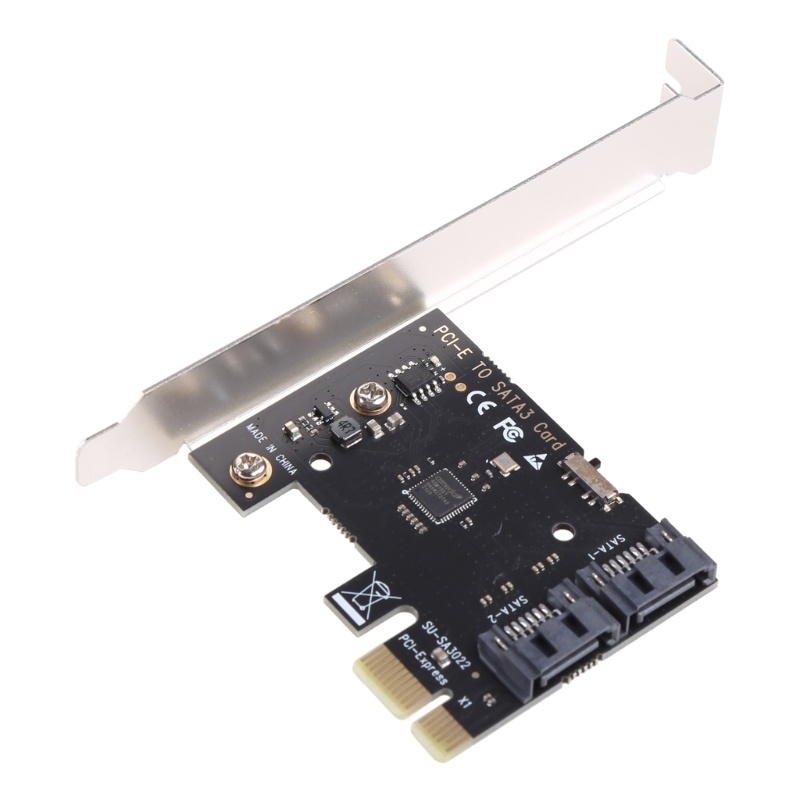 Btsg PCI-E 1X Sd 3.0 Kartu Ekspanding 2port Full Speed 6Gbps Transfer Ekspanding