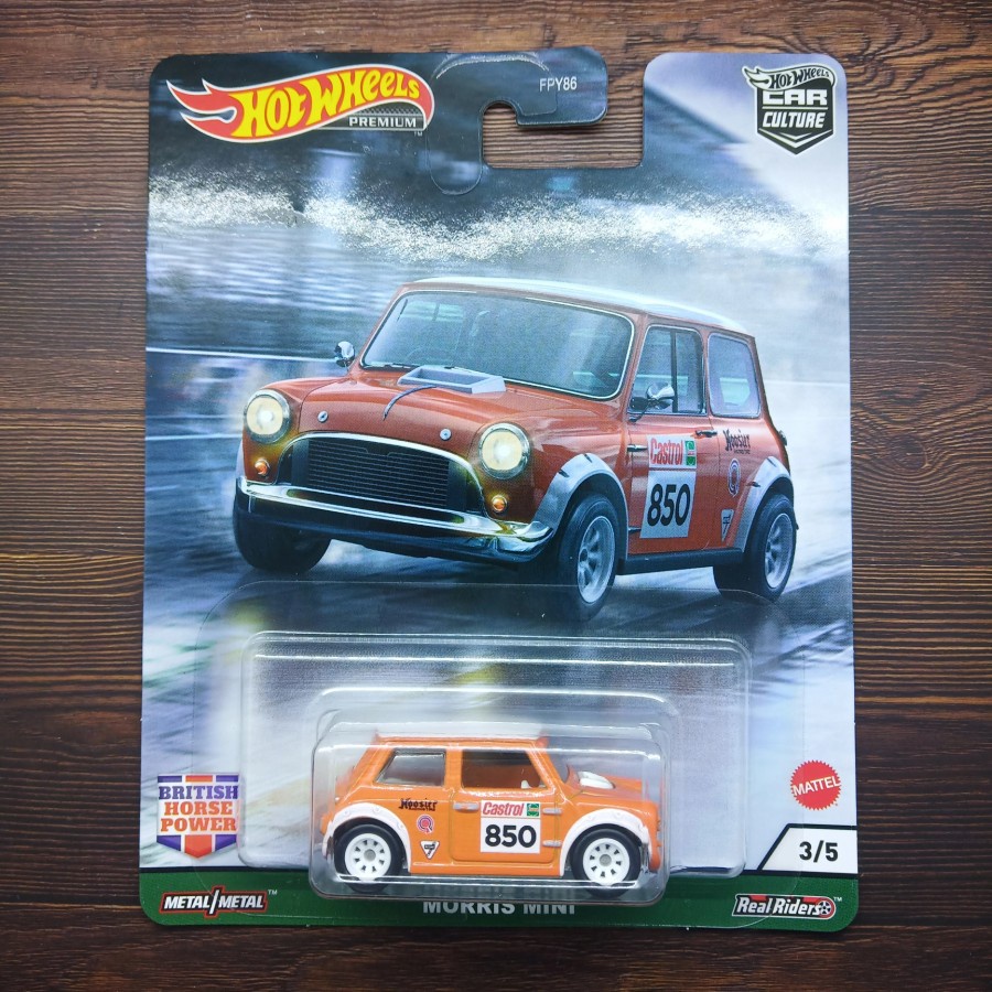 HOT WHEELS MORRIS MINI HW PREMIUM CAR CULTURE BAN KARET