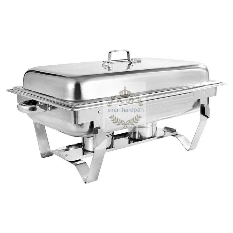 Wadah Saji Prasmanan Stainless 11 Liter 1 Sekat