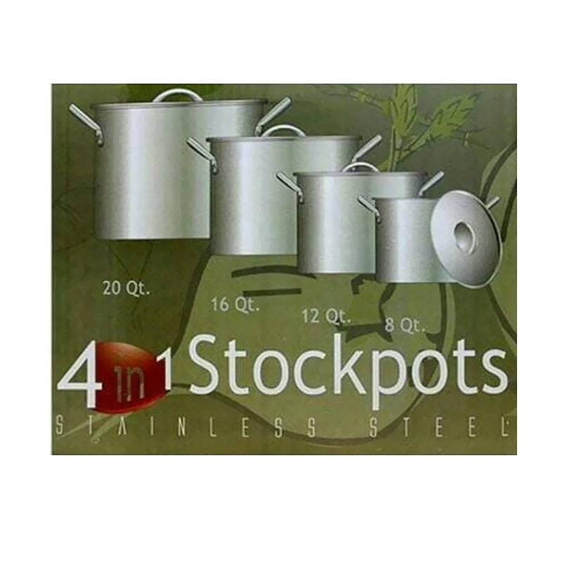 Panci Supra Stockpot Stainless Steel Stockpot 4in1 Panci 055