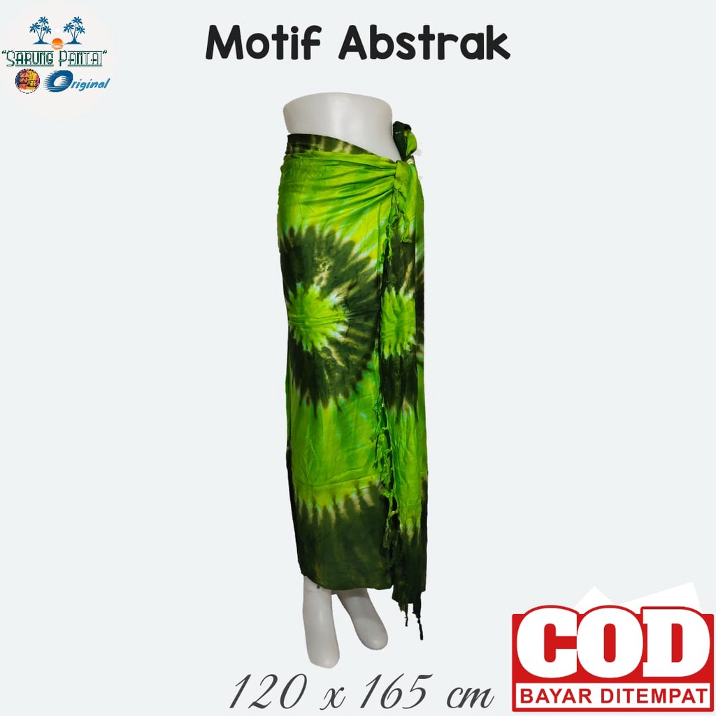 Grosir Sarung Pantai Abstrak Katun Rayon 160/120 cm Rumbai Sembilan Mode