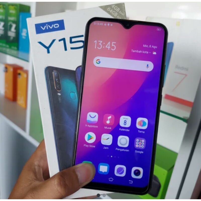 Handphone Second Murah Vivo Y15 Ram 3 Rom 64 (Nego)