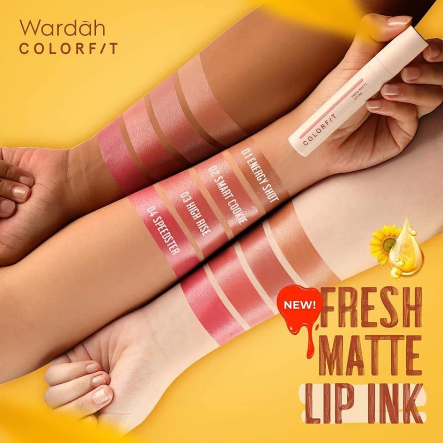 WARDAH COLORFIT FRESH MATTE LIP INK - LIPCREAM LIP INK