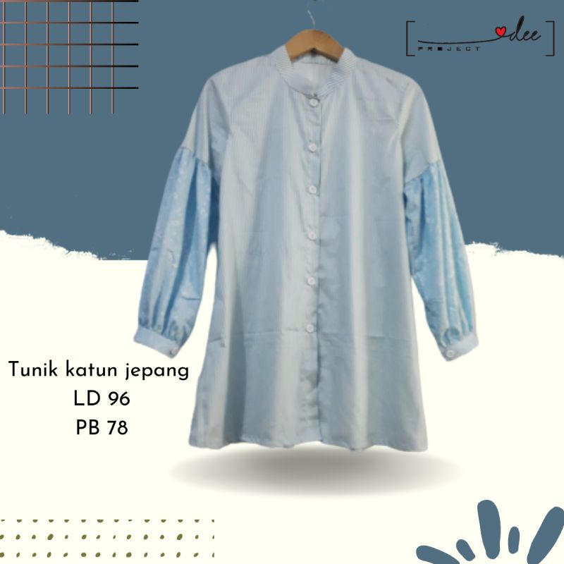 tunik katun jepang