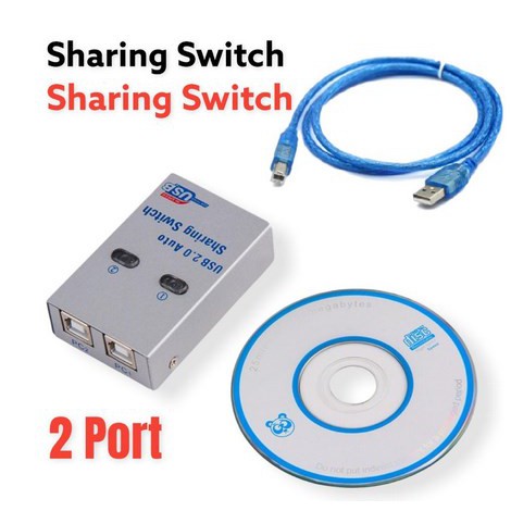 ITSTORE Auto Switch Usb Printer 2 Port 2Port 4 Port 4PORT Sharing Switcher USB 2.0 Printer Kable Manual Otomatis 3M